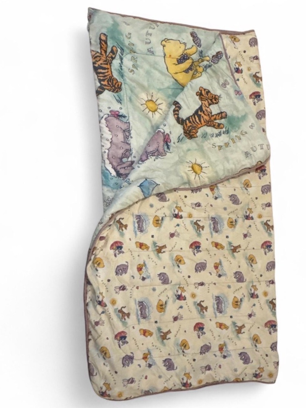 Vintage 1997 Winnie Pooh Four Seasons Comforter Twin Disney Classic RARE Read! - Picture 2 of 7